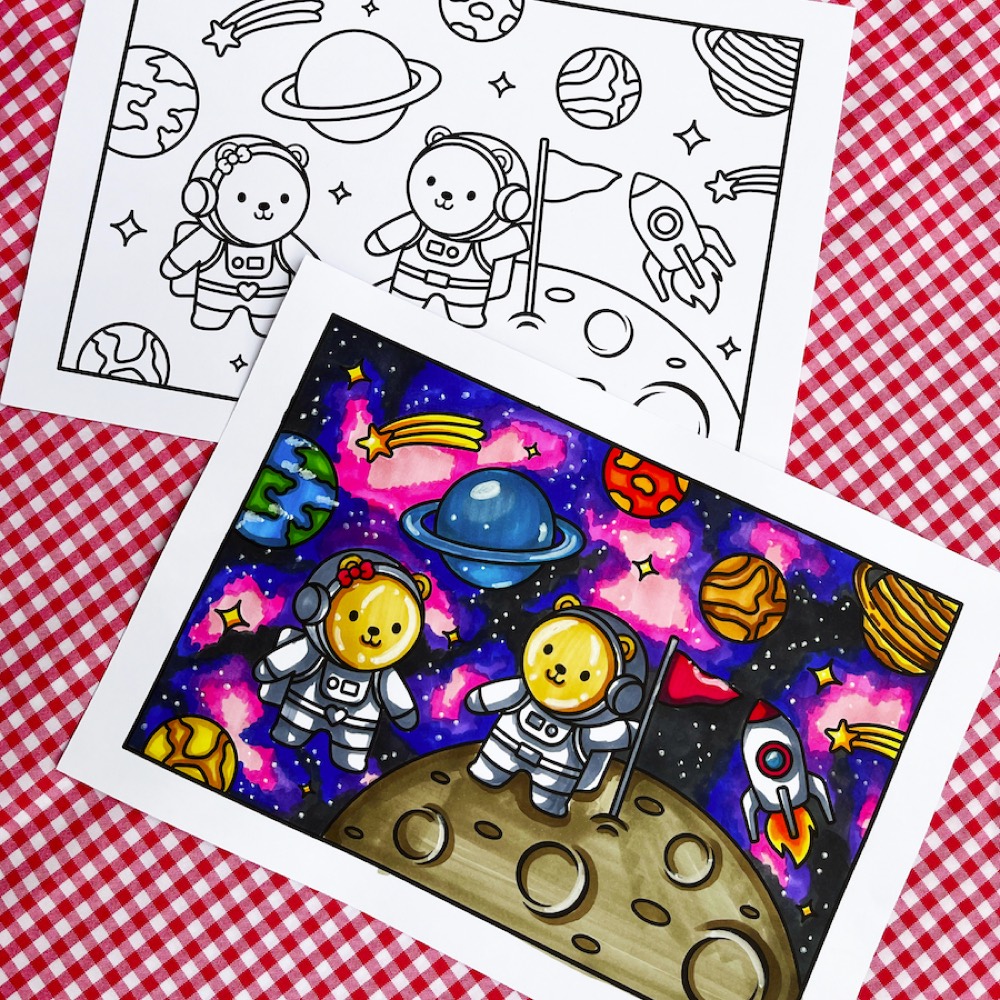 สมุดระบายสี น้องหมี Sammy & Sally ภาพที่ 2